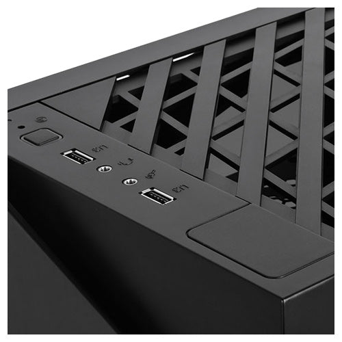 Lucid 03 Mini-ITX case with three sided tempered glass and 90 degree rotated motherboard layout