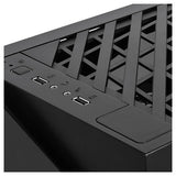Lucid 03 Mini-ITX case with three sided tempered glass and 90 degree rotated motherboard layout