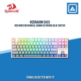 REDRAGON CASS RGB WIRED MECHANICAL GAMING KEYBOARD (BLUE SWITCH)