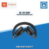 JBL LIVE 400BT BLUETOOTH ON-EAR HEADPHONES (BLACK)