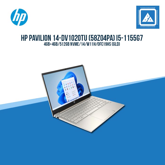 HP PAVILION 14-DV1020TU (58Z04PA) INTEL CORE I5-1155G7 Best For Freelancing