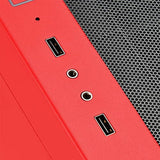 Redline 08 Black & Red | Black & White Micro-ATX Case