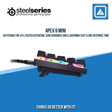 STEELSERIES APEX 9 MINI RGB MECHANICAL GAMING KEYBOARD