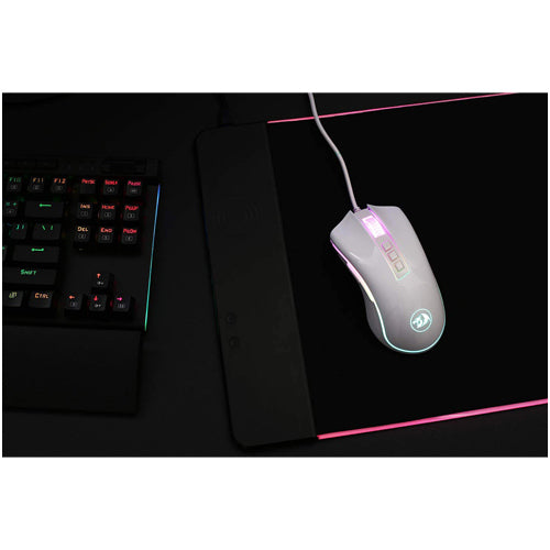 Redragon M711 Cobra White Gaming Mouse with 16.8 Million RGB Color Backlit
