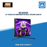 AOC AG254FG 24.5" FHD WIDE LED IPS GAMING MONITOR 1MS 360HZ W/ SPKR WLMNT (2XHDMI, DP)