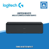 LOGITECH MX KEYS WIRELESS ILLUMINATED KEYBOARD (GRAPHITE)