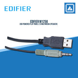 EDIFIER M1250 USB POWERED FLAT PANNEL 2.0MULTIMEDIA SPEAKER BLACK