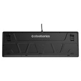 SteelSeries Apex 100 Gaming Keyboard - Tactile & Silent - Blue LED Backlit - Splash Resistant - Media Controls