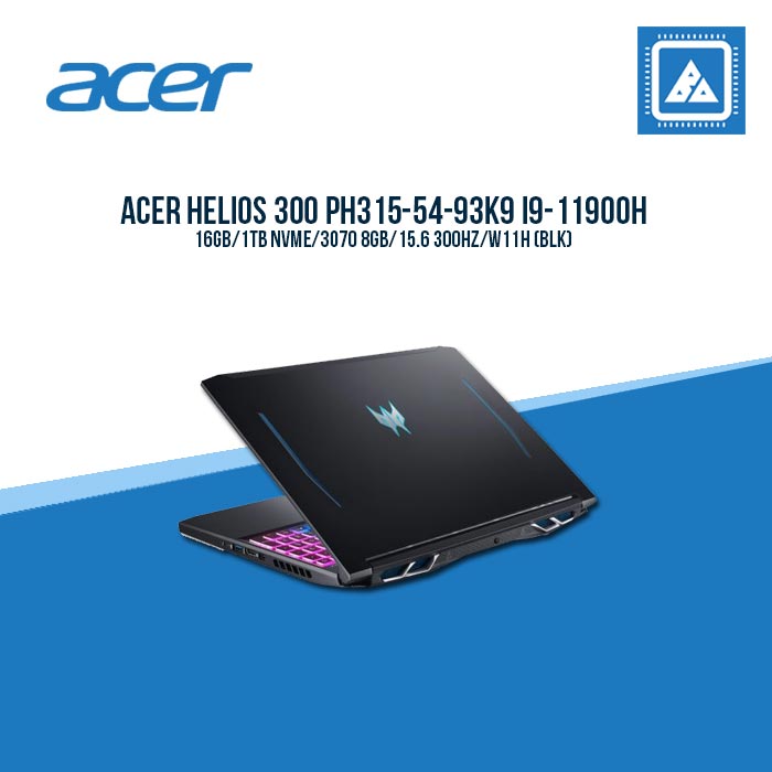 ACER HELIOS 300 PH315-54-93K9 I9-11900H Gaming Laptop