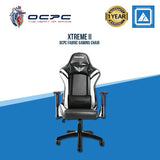 OCPC XT II FABRIC GAMING CHAIR /METAL BASE/2D ARMREST GRAY WHITE| BLACK BLUE| BLACK RED| BLACK WHITE