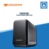 COUGAR QBX ULTRA COMPACT GAMING CASE /ATX PSU COMPATIBLE/ 1*FAN (M-ITX)