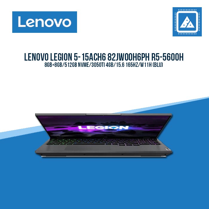 LENOVO LEGION 5-15ACH6 82JW00H6PH R5-5600H | 16gb RAM | RTX 3050TI | Best for Gaming and Graphic Designs