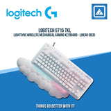LOGITECH G715 TKL LIGHTSYNC WIRELESS MECHANICAL GAMING KEYBOARD - LINEAR (RED)
