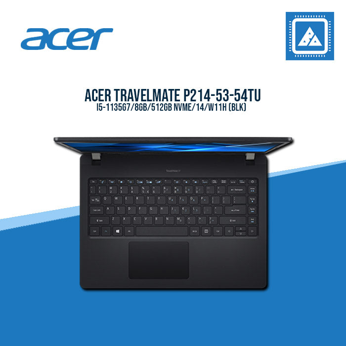 ACER TRAVELMATE P214-53-54TU I5-1135G7 Best For Student And Freelancers (BLK)