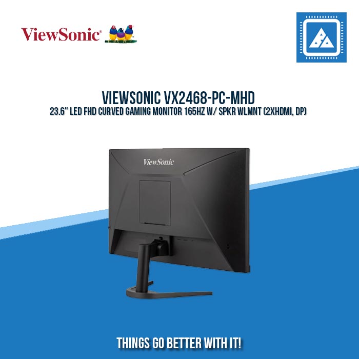 ViewSonic VX2468-PC-MHD, 24 165Hz Curved Gaming Monitor