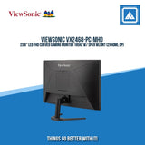 VIEWSONIC VX2468-PC-MHD 23.6" LED FHD CURVED GAMING MONITOR 165HZ W/ SPKR WLMNT (2XHDMI, DP)