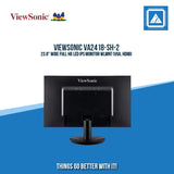 VIEWSONIC VA2418-SH-2 23.8" WIDE FULL HD LED IPS MONITOR WLMNT (VGA, HDMI)