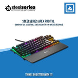 STEELSERIES APEX PRO TKL MECHANICAL GAMING KEYBOARD