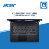 ACER TRAVELMATE P214-53-77MC I7-1165G7 Gaming Laptop  (BLK)