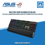 ASUS ROG STRIX SCOPE NX WIRELESS DELUXE RGB MECHANICAL GAMING KEYBOARD (BLUE SWITCH)