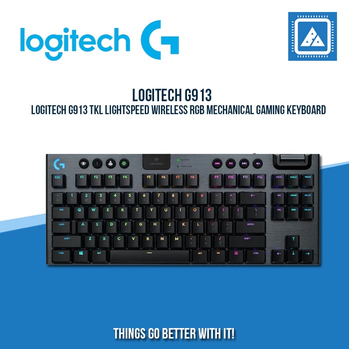 LOGITECH G913 TKL LIGHTSPEED WIRELESS RGB MECHANICAL GAMING KEYBOARD - GL  LINEAR