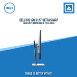 DELL U3219Q 31.5" ULTRA SHARP UHD 4K LED IPS MONITOR (HDMI, DP, TYPE-C, USB3.0)