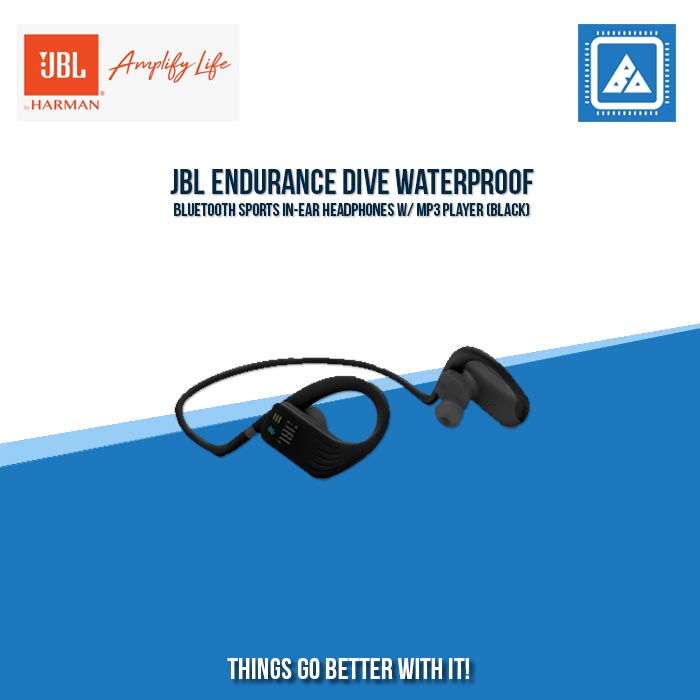 JBL ENDURANCE DIVE WATERPROOF BLUETOOTH SPORTS IN-EAR HEADPHONES W