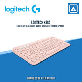LOGITECH BLUETOOTH MULTI-DEVICE KEYBOARD K380 (ROSE)