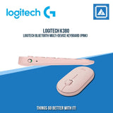 LOGITECH BLUETOOTH MULTI-DEVICE KEYBOARD K380 (ROSE)
