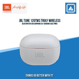 JBL TUNE 120TWS TRULY WIRELESS BLUETOOTH IN-EAR EARPHONES W/ CHARGING CASE (PINK)