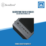 SILVERSTONE FAB1B-G FARA B1 BLACK MID TOWER W TEMPERED, 1FAN