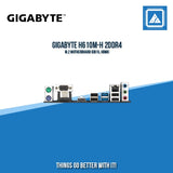 GIGABYTE H610M-H 2DDR4 M.2 MOTHERBOARD (DB15, HDMI)
