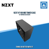 NZXT H710B MID TOWER CASE W/ TEMPERED GLASS (BLACK)
