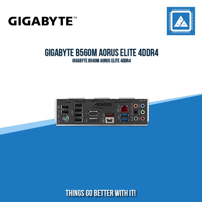 GIGABYTE B560M AORUS ELITE 4DDR4 2XM.2 MOTHERBOARD (HDMI, DP)