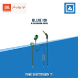 JBL LIVE 100 IN-EAR HEADPHONE (GREEN)