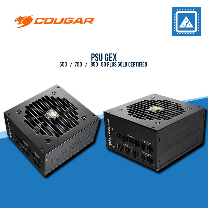 COUGAR PSU GEX 80 PLUS GOLD CERTIFIED | FULLY MODULAR CABLE ( 650 | 750 | 850 )