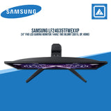 SAMSUNG LF24G35TFWEXXP 24" FHD LED GAMING MONITOR 144HZ 1MS WLMNT (DB15, DP, HDMI)