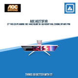 AOC AG273FXR 27" FHD LED IPS GAMING 1MS 144HZ WLMNT W/ ADJ HEIGHT (VGA, 2XHDMI, DP) WHT/PNK