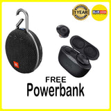 JBL BUNDLE 5(CLIP 3 SPEAKER + TUNE 120 TWS HEADPHONE + POWERBANK)