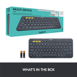 LOGITECH BLUETOOTH MULTI-DEVICE KEYBOARD K380 (GRAPHITE)
