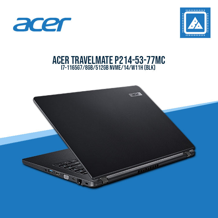 ACER TRAVELMATE P214-53-77MC I7-1165G7 Gaming Laptop  (BLK)