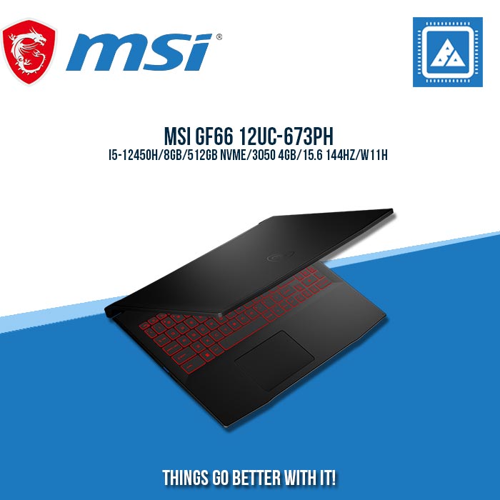 MSI GF66 12UC-673PH I5-12450H | Gaming Laptop And AutoCAD Users