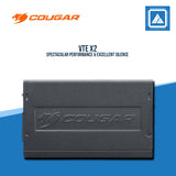 COUGAR VTE X2 750W ARGB 80+ BRONZE POWER SUPPLY/ FIX OUTPUT FLAT CABLE W/ APFC (120MM FAN)