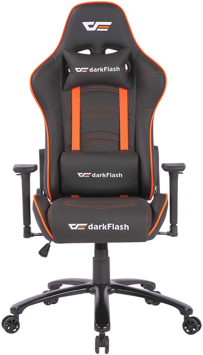 DARKFLASH RC600 GAMING CHAIR W/ HEADREST & LUMBAR CUSHION