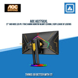 AOC AG275QXL 27" QHD WIDE LED IPS 170HZ GAMING MONITOR WLMNT (2XHDMI, 2XDP) LEAGUE OF LEGENDS