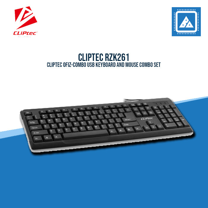 Cliptec Wired Mouse and Keyboard Combo RZK261