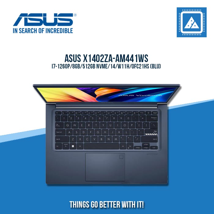 ASUS X1402ZA-AM441WS I7-1260P | Best for Students Laptop