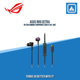 ASUS ROG CETRA IN-EAR GAMING EARPHONES (USB-C) W/ ANC