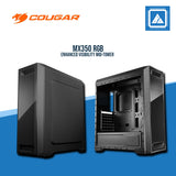 COUGAR CASE MX350 RGB / MID-TOWER / TEMPERED GLASS