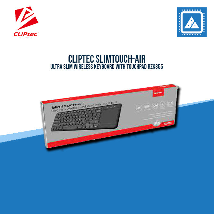 Cliptec Slimtouch-Air Ultra Slim wireless keyboard with Touchpad RZK355